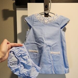 Janie And Jack Girls Dress Set